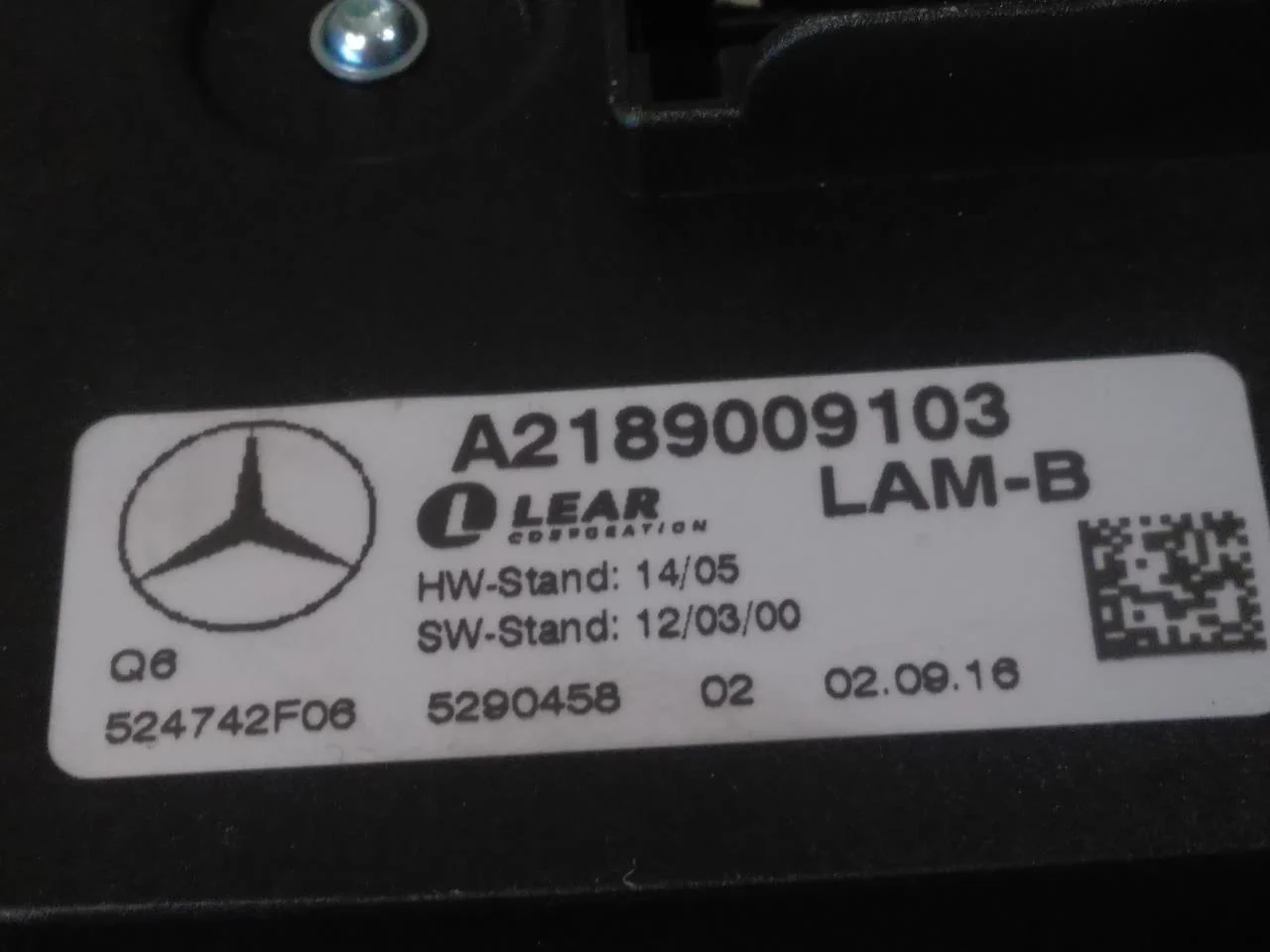Mercedes B 180-200 W246/W242 2012-19 Unitate de control xenon vedere 3