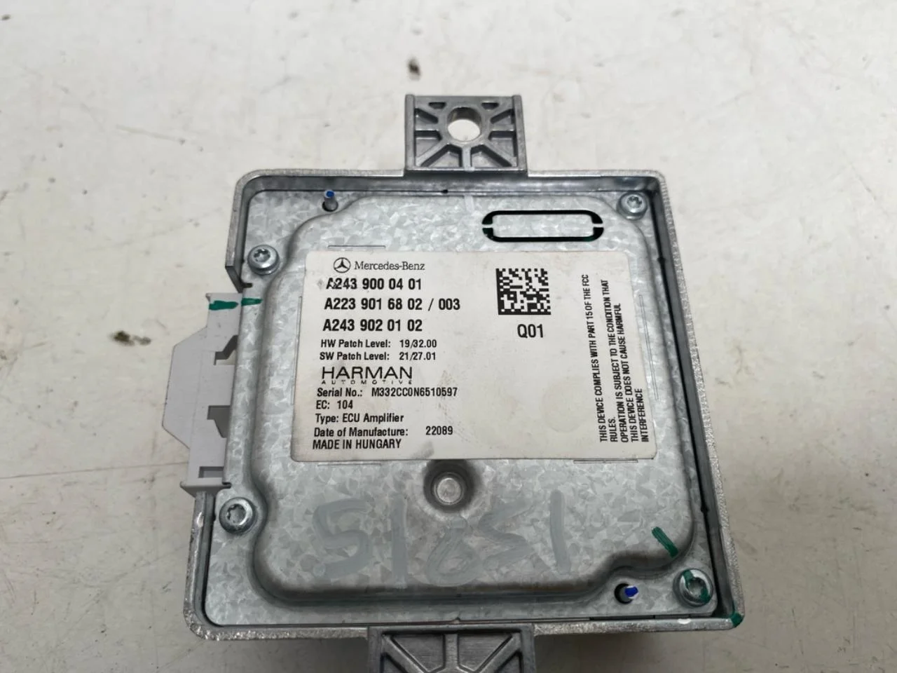 Mercedes EQB X243 2022- Unitate de control, altele vedere 4