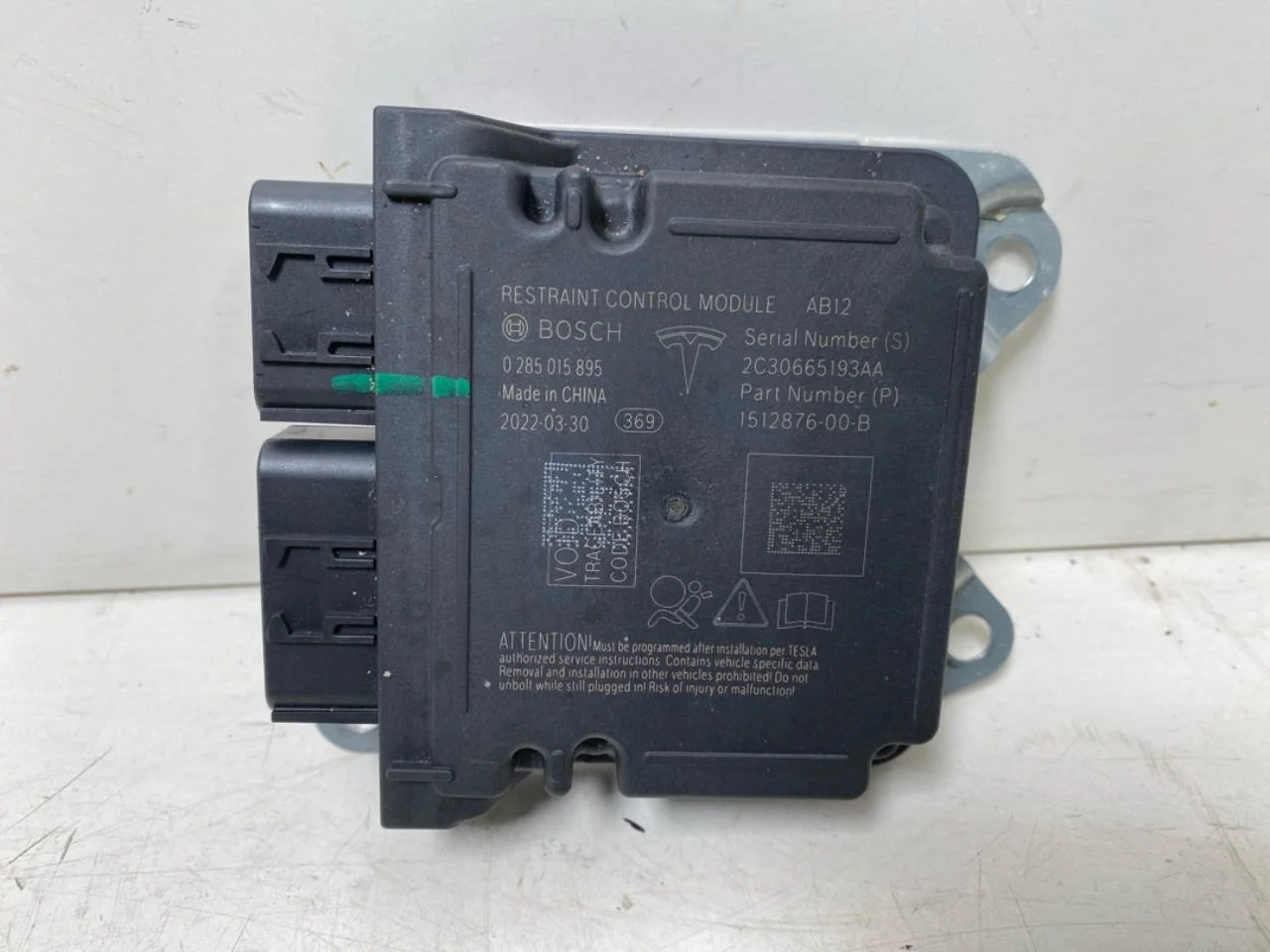 Tesla MODEL Y 2021- Unitate electronică airbag