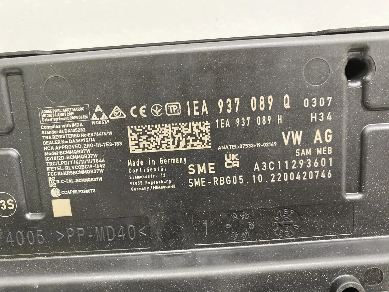 Volkswagen ID.5 2022- Unitate de comandă climatizare vedere 4