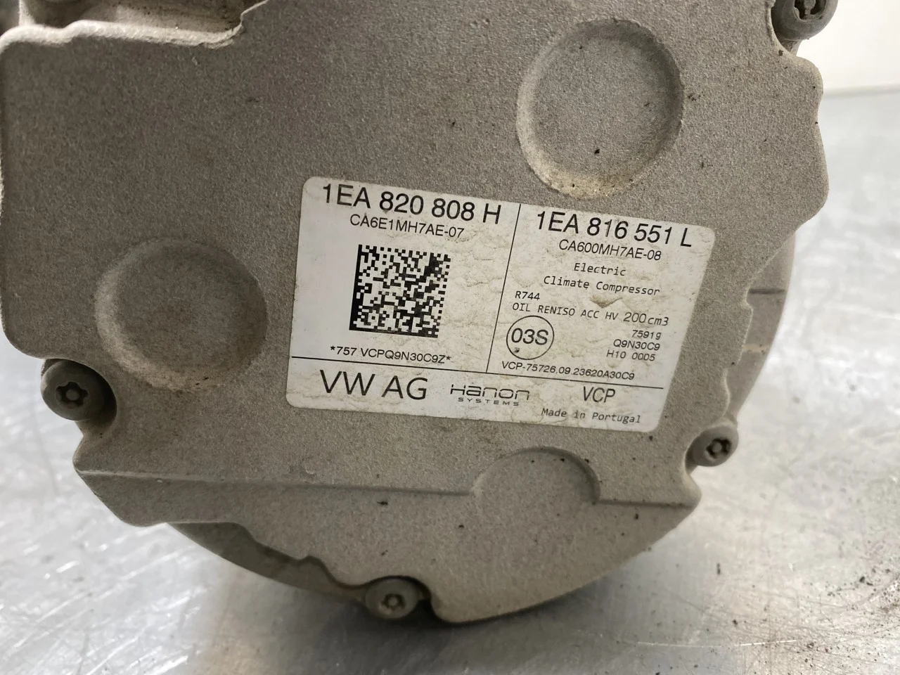 Volkswagen ID.4 2021- Klímakompresszor nézet 2