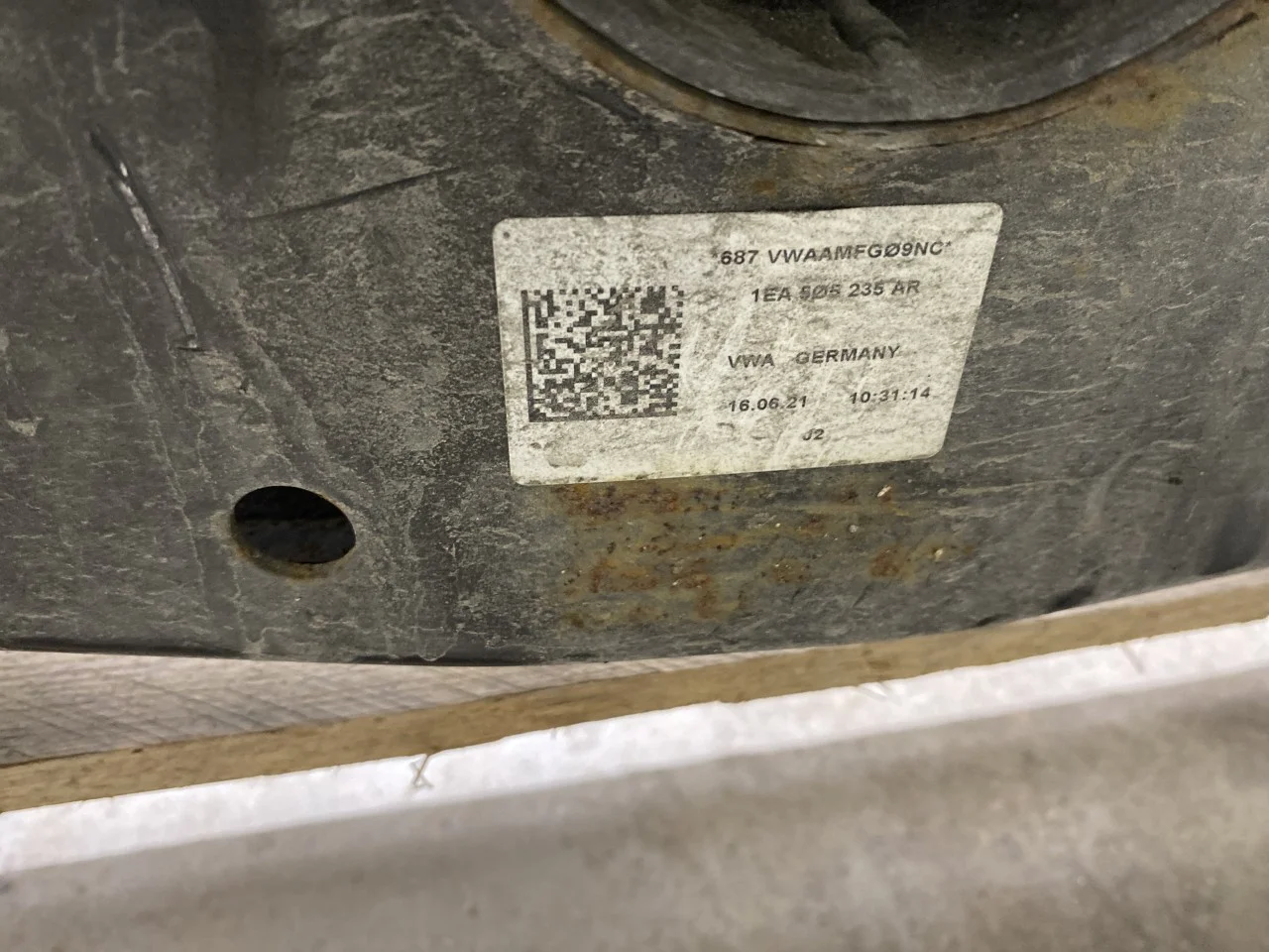 Volkswagen ID.4 2021- Hátsó híd kereszttartó / segédkeret nézet 2