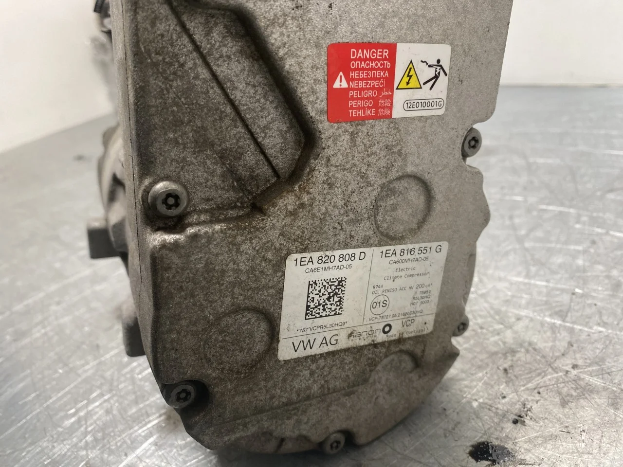 Volkswagen ID.4 2021- Klímakompresszor vedere 2