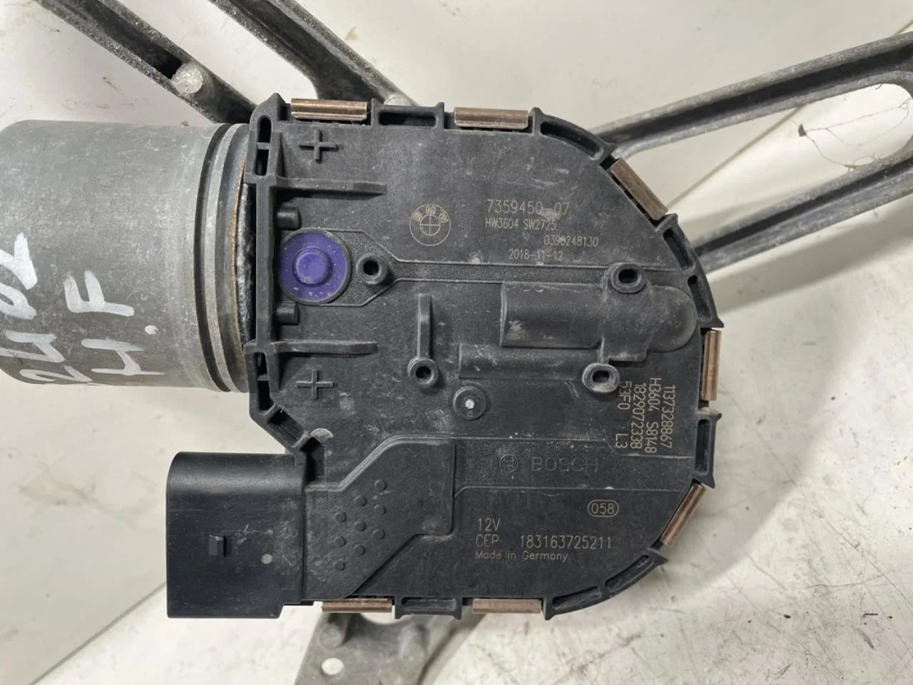 BMW I3 I01 2013-22 Ablakemelő motor vedere 2
