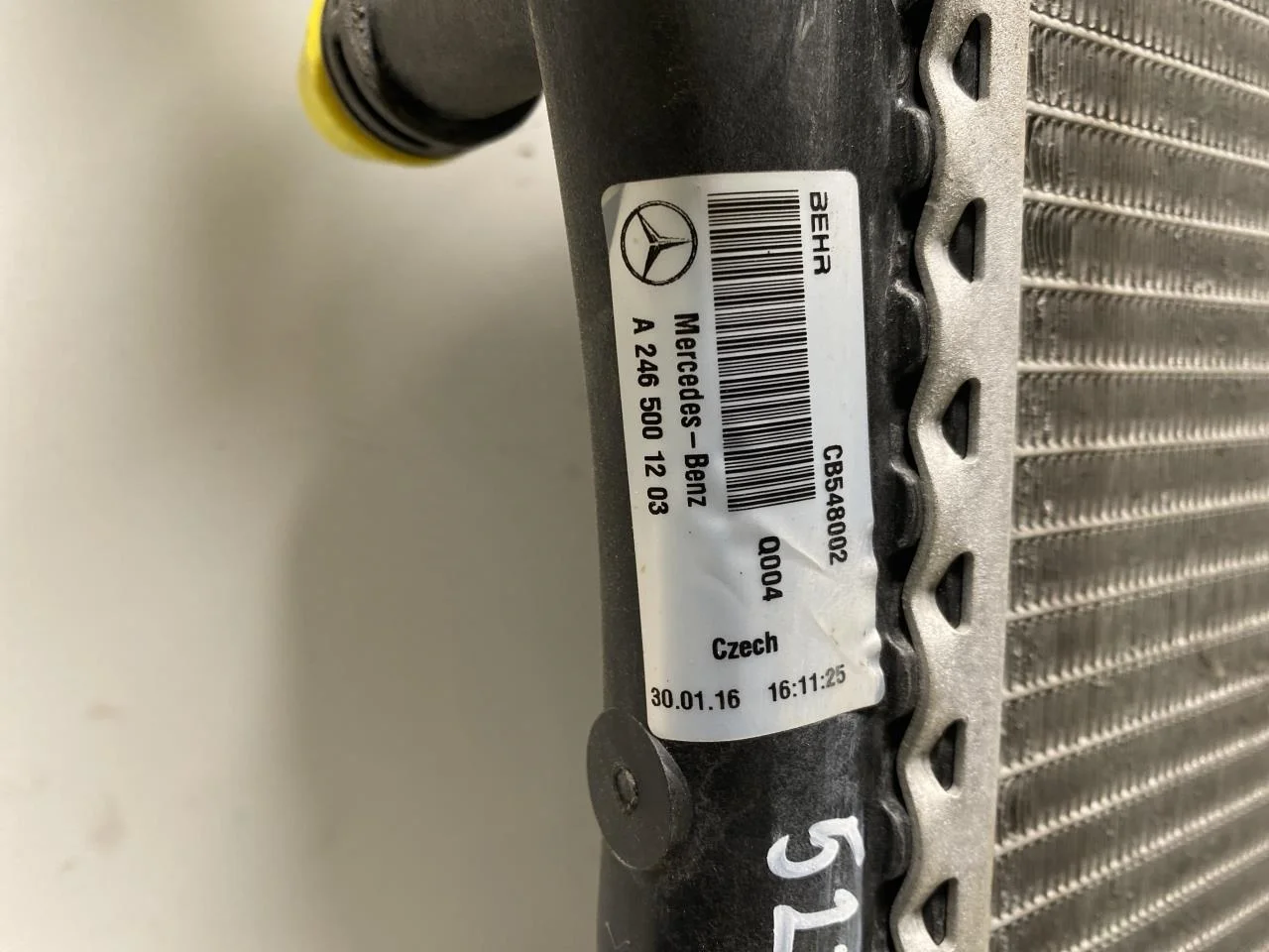 Mercedes B 180-200 W246/W242 2012-19 Radiator, automatic transmission view 3