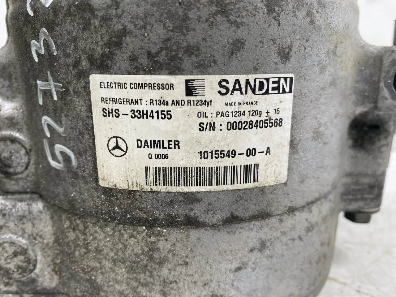 Mercedes B 180-200 W246/W242 2012-19 Klímakompresszor vedere 3