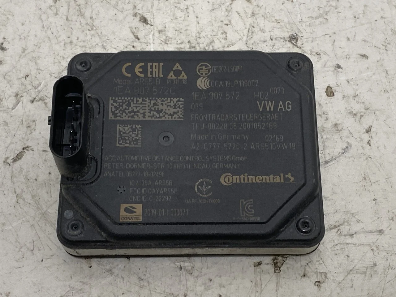 Volkswagen ID.3 2021- Senzor tempomat adaptiv vedere 3