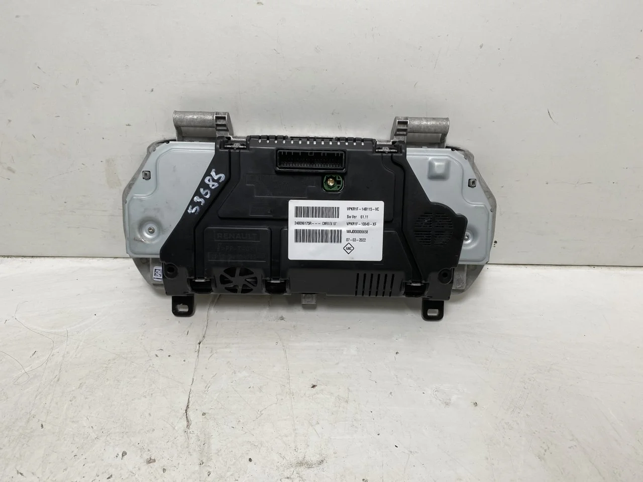 Renault ZOE/E- TECH 2013--> Instrument cluster assembly view 2