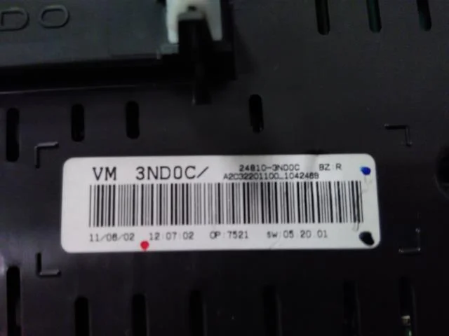 Nissan LEAF 2011-17 Műszeregység, kombinált / komplett nézet 3