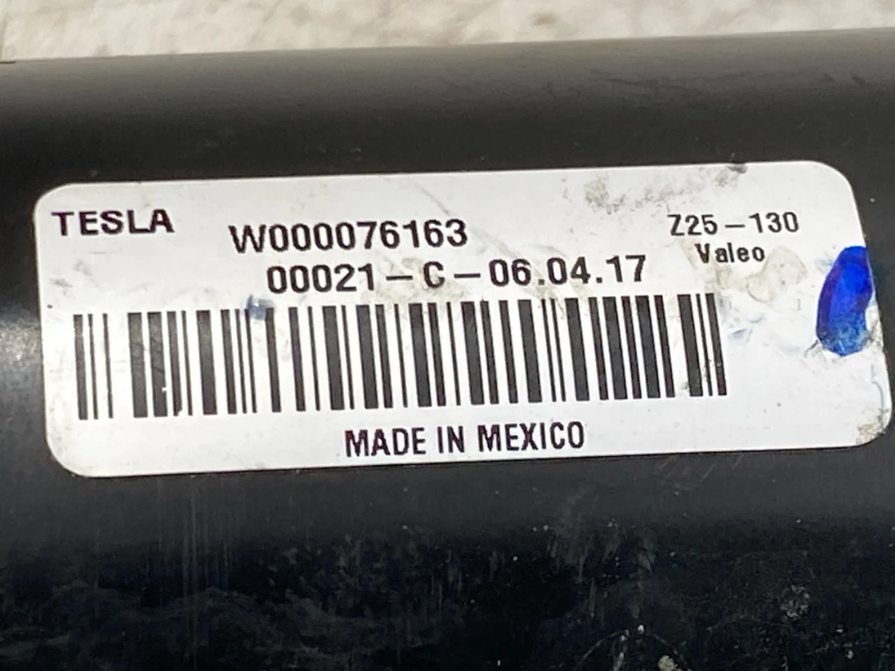 Tesla MODEL X 2016- Ablaktörlő motor, szélvédő nézet 3