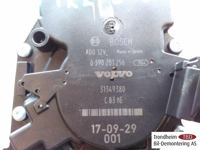 Volvo XC90/RECHARGE 2016-> Ablaktörlő motor, csomagtérajtó view 2