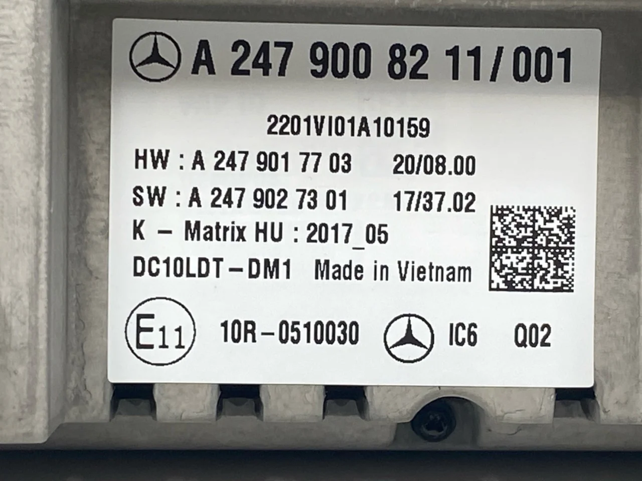 Mercedes EQA H243 2021- Ceasuri bord complete vedere 3