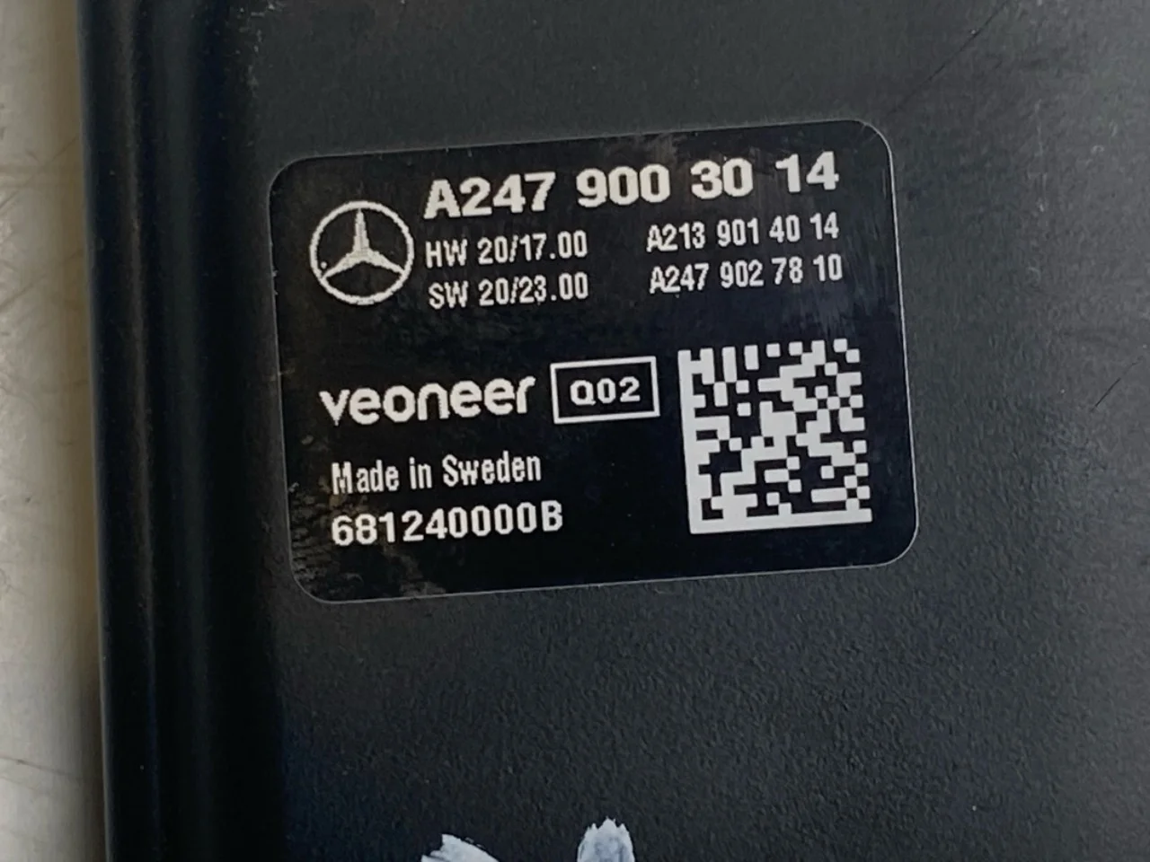 Mercedes EQA H243 2021- Külső kamera nézet 4