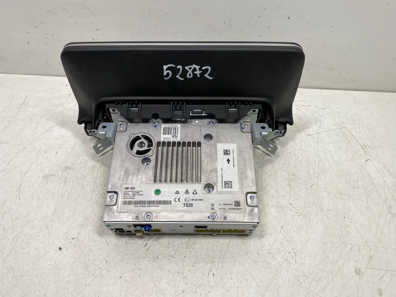 Hyundai KONA / ELECTRIC 2018-23 GPS navigáció nézet 4