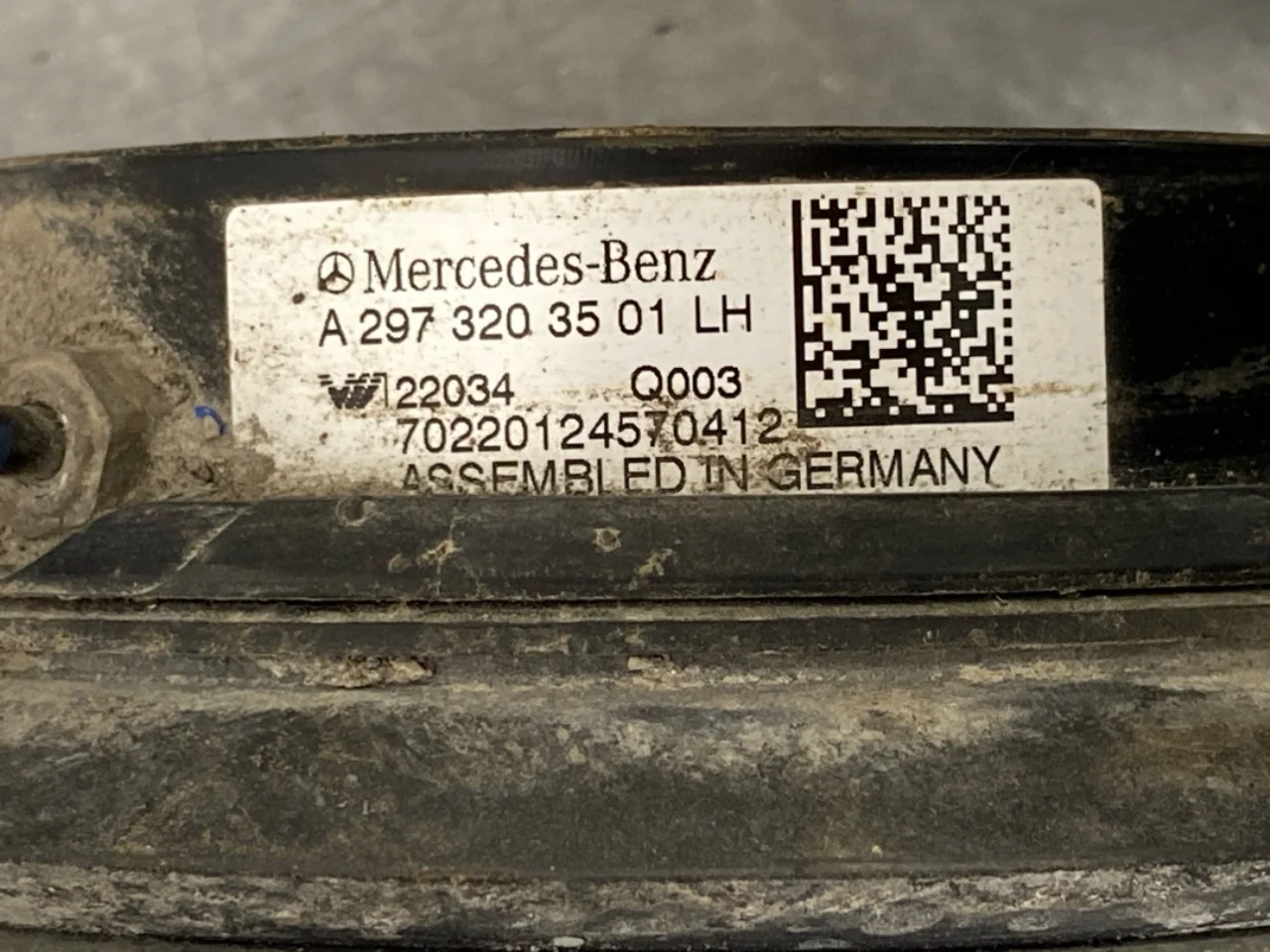 Mercedes EQS V297 2022- Burduf pernă de aer / pernă pneumatică, reglaj nivel vedere 4