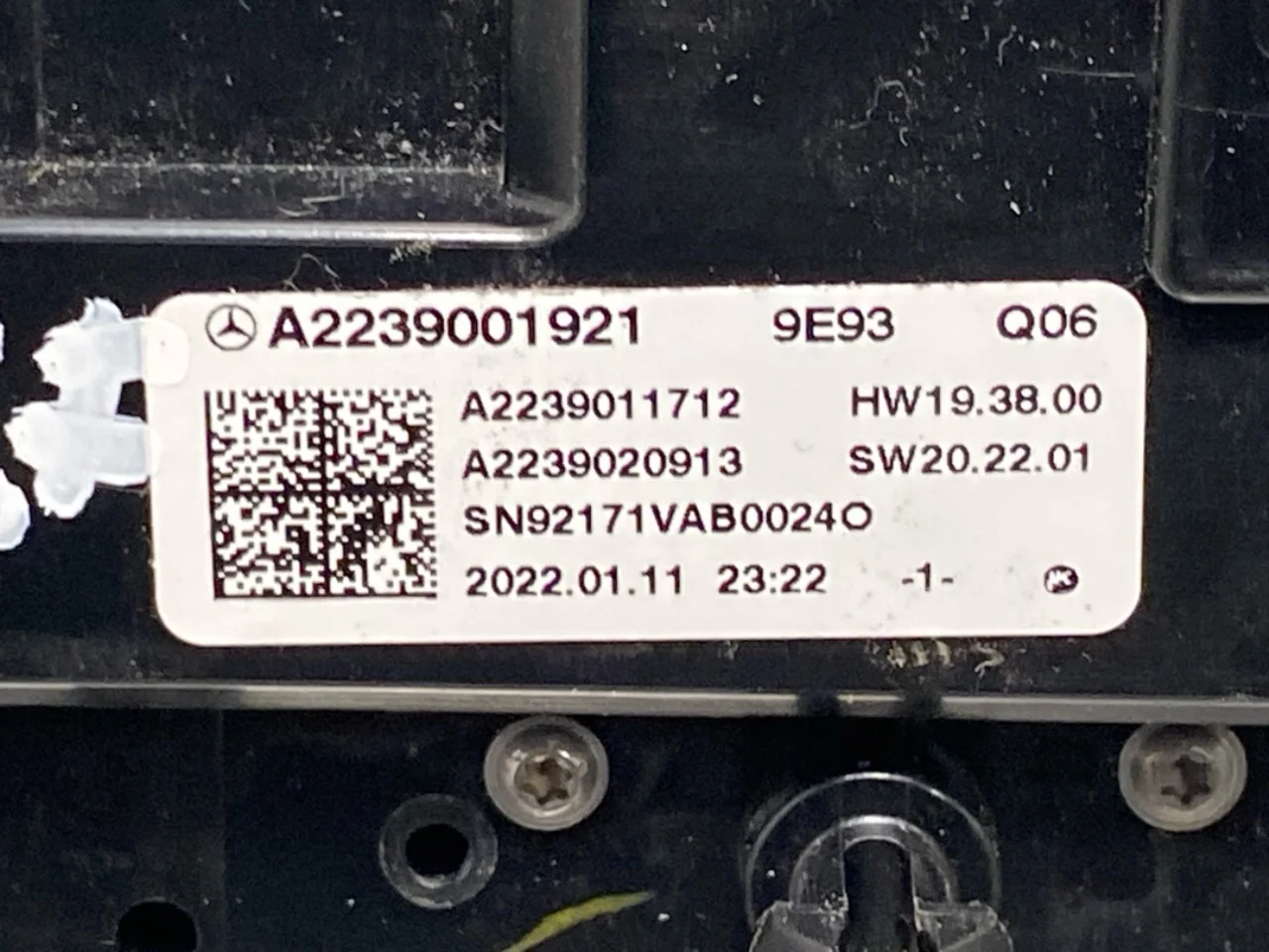 Mercedes EQS V297 2022- Ülésmemória kapcsoló vedere 3