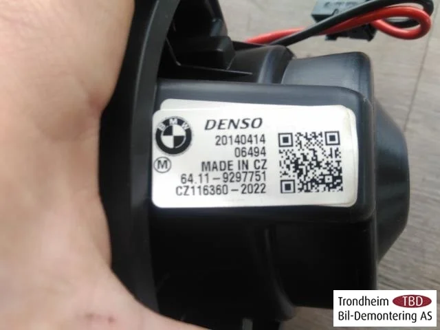 BMW I3 I01 2013-22 Fűtésventilátor motor vedere 2