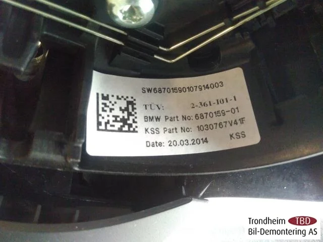 BMW I3 I01 2013-22 Kormánykerék vedere 3