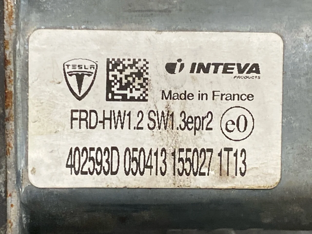 Tesla MODEL S 2013- Ablakemelő motor nézet 3