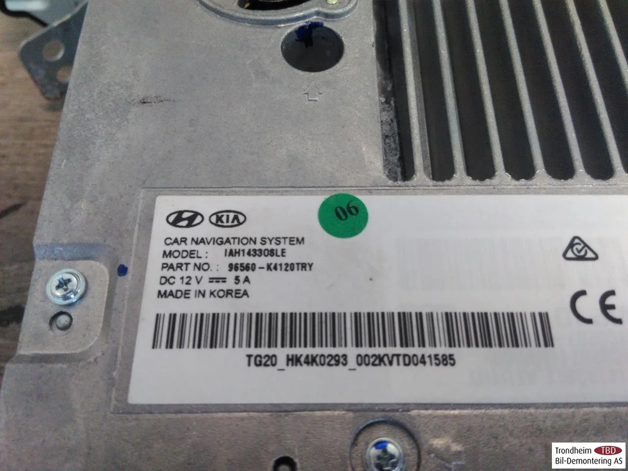 Hyundai KONA / ELECTRIC 2018-23 GPS navigáció nézet 3