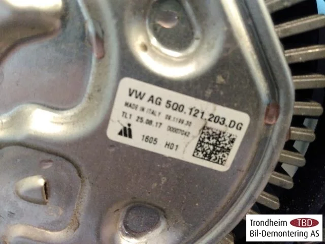 Volkswagen GOLF, E-GOLF VII 2013-20 Electric cooling fan view 4