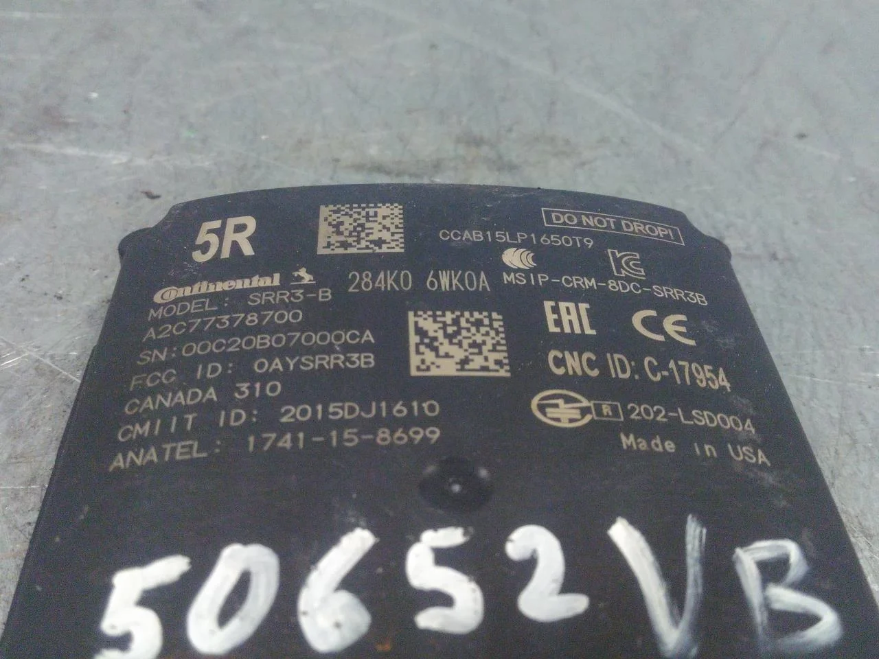 Nissan LEAF 2017-24 Aktív ütközésvédelem érzékelő nézet 4