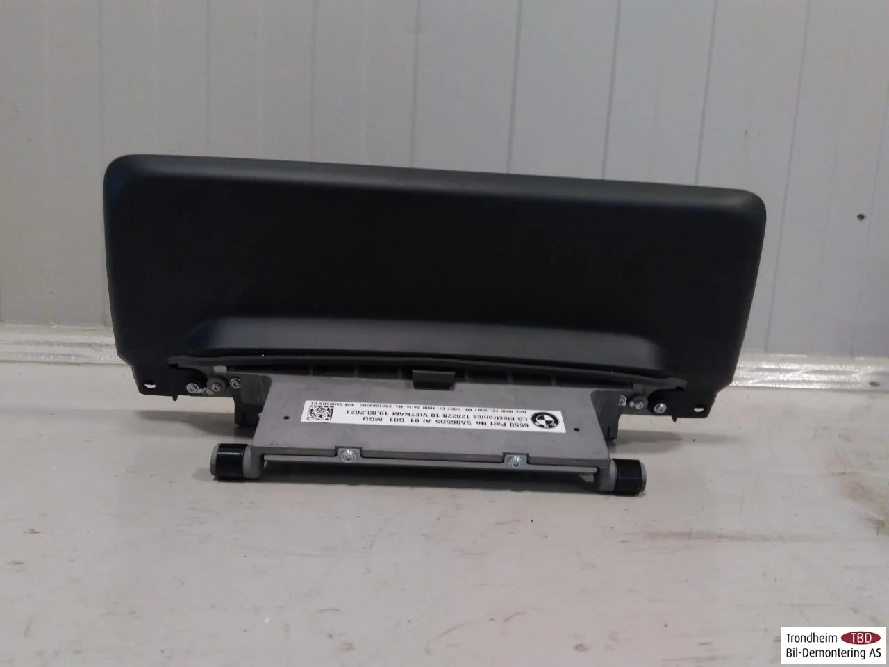 BMW IX3 G08 2021-25 GPS navigáció nézet 2
