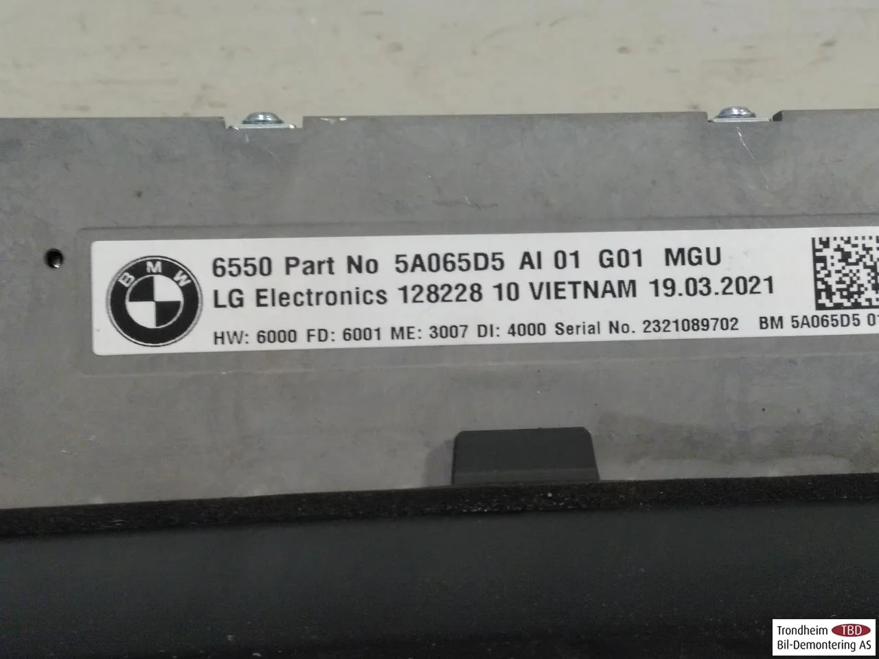 BMW IX3 G08 2021-25 GPS navigáció nézet 4