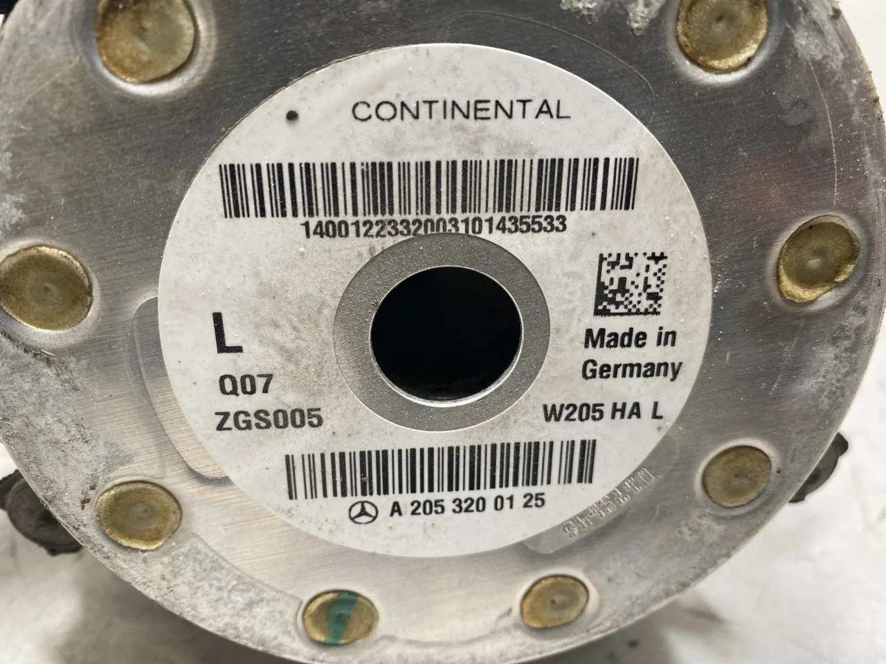 Mercedes EQC 2020- Air spring bellows / air cushion, level control view 4