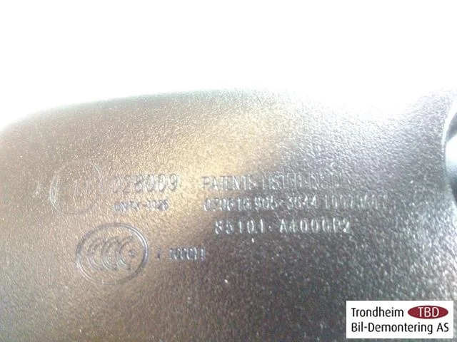Kia SOUL 2009- Interior rear-view mirror view 3