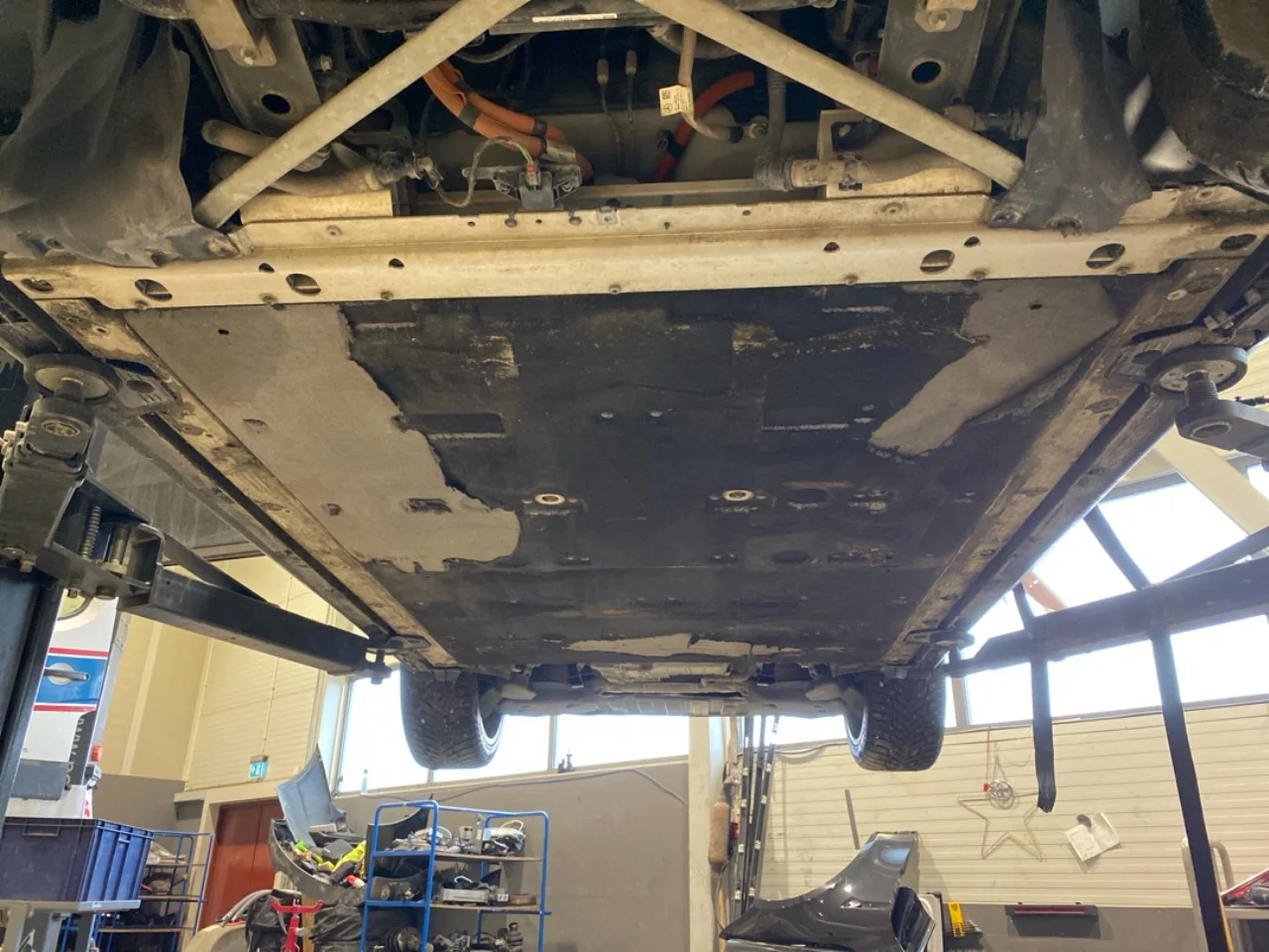 Mercedes EQS V297 2022- Baterie de înaltă tensiune vedere 2