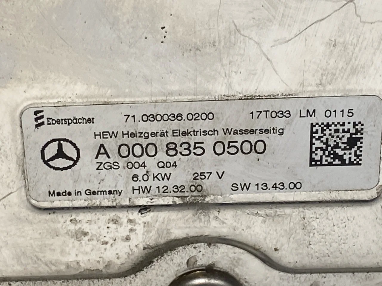 Mercedes B 180-200 W246/W242 2012-19 Fűtőradiátor, elektromos view 3