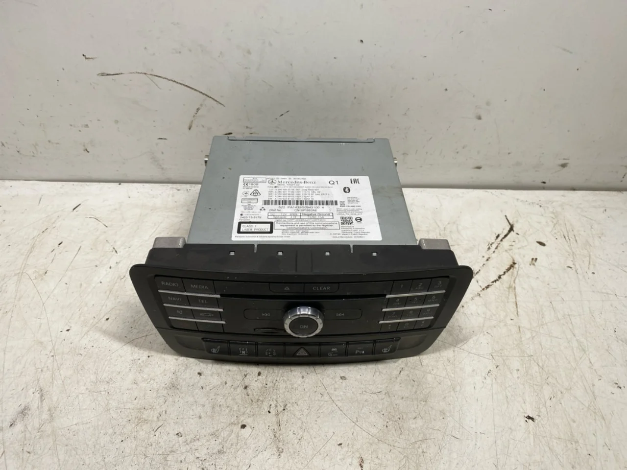 Mercedes B 180-200 W246/W242 2012-19 Rádió
