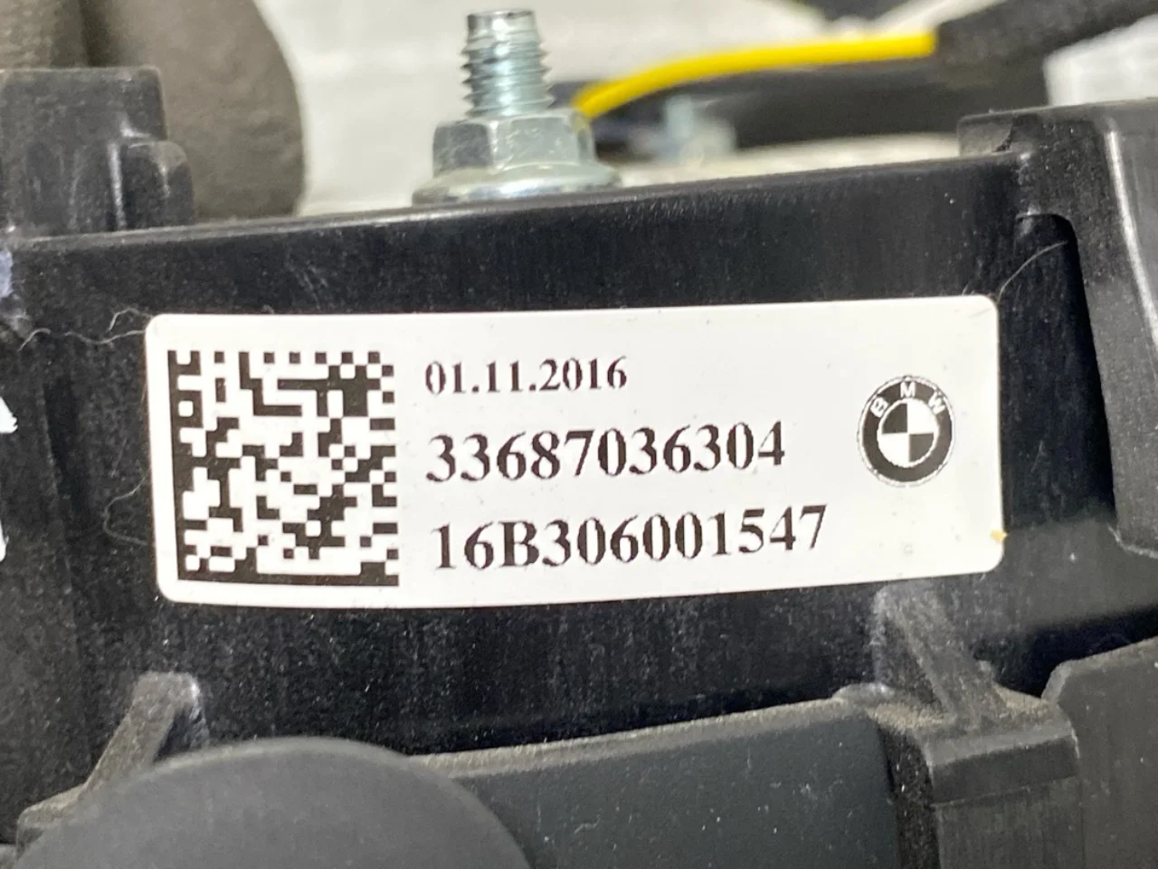BMW I3 I01 2013-22 Légzsák, kormánypárna nézet 4