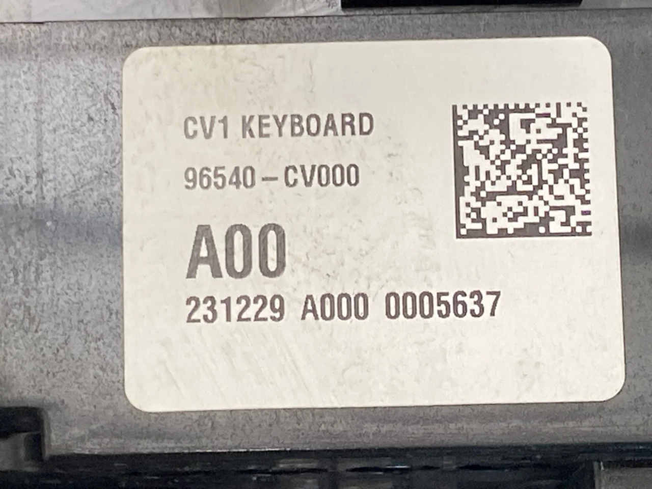 Kia EV6 2022- Heater control unit view 4