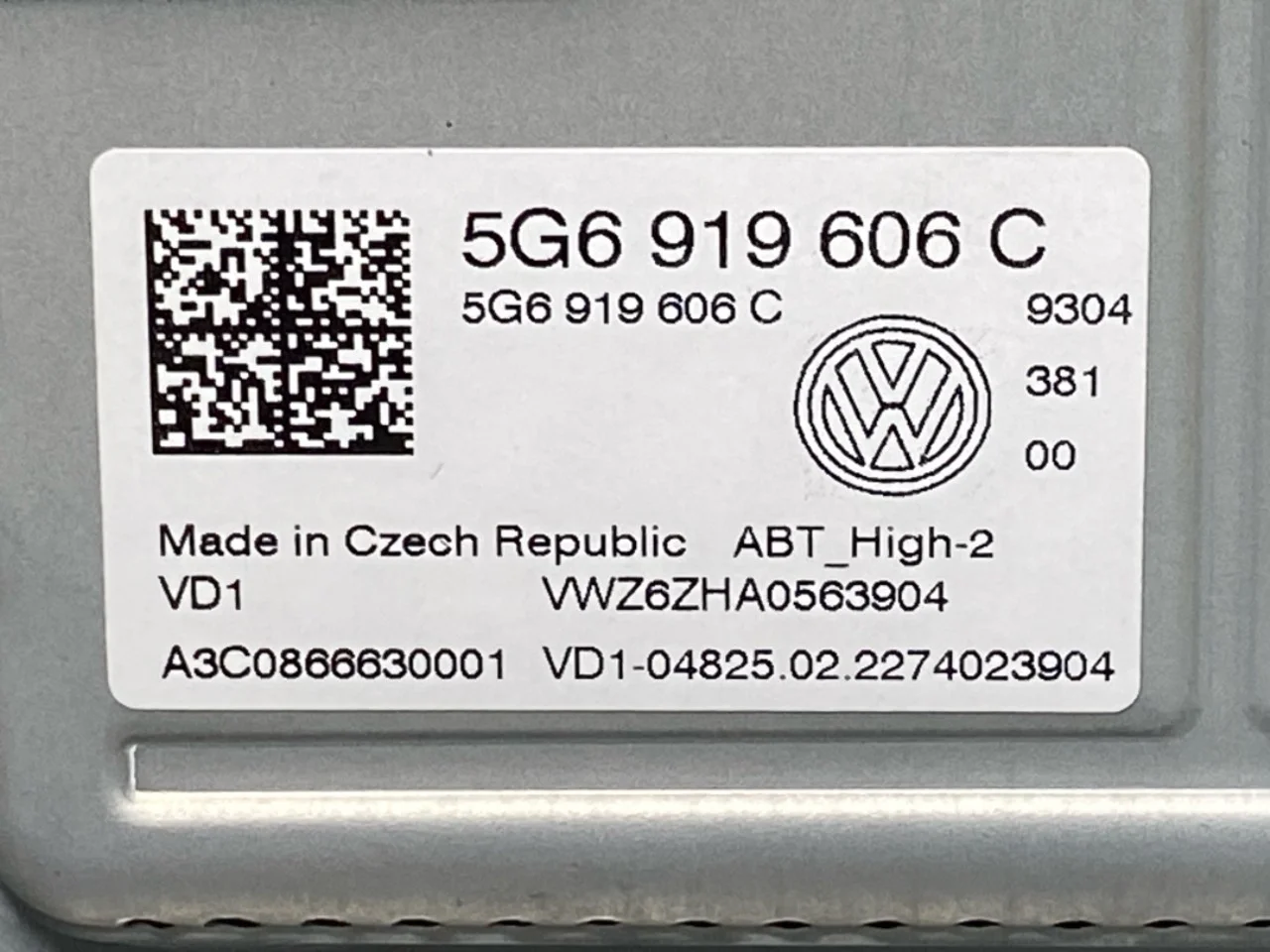 Volkswagen GOLF, E-GOLF VII 2013-20 GPS navigáció nézet 3