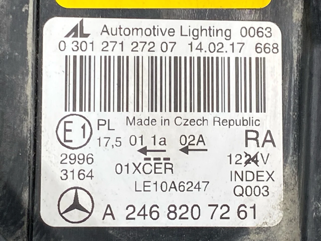 Mercedes B 180-200 W246/W242 2012-19 Far dreapta vedere 4