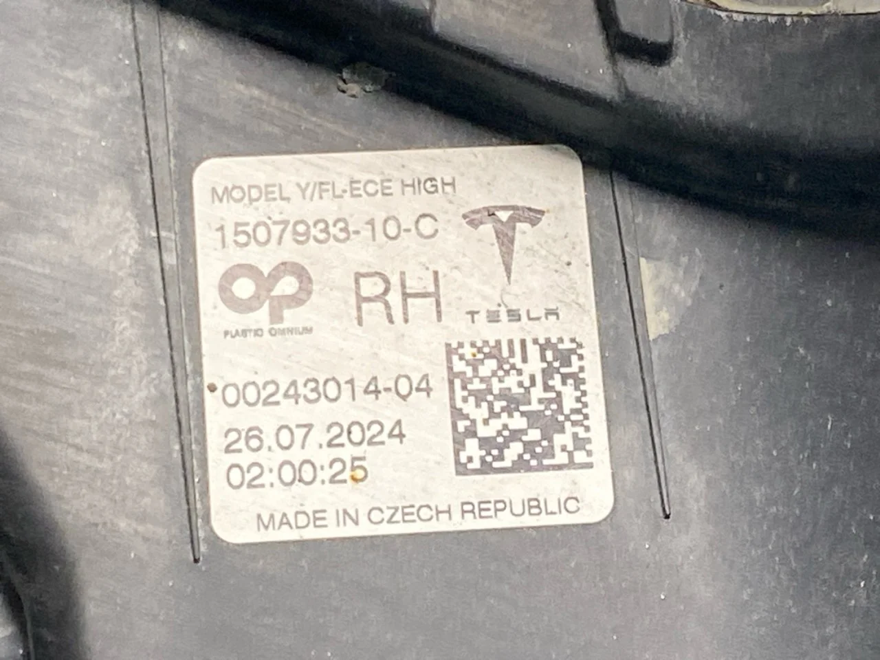 Tesla MODEL Y 2021- Lampă de viraj / proiector ceață vedere 4