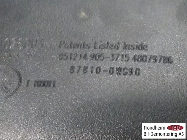 Lexus IS 250/350 2014-20 Belső visszapillantó tükör nézet 3