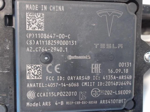 Tesla MODEL X 2016- Vezérlőegység, egyéb nézet 2