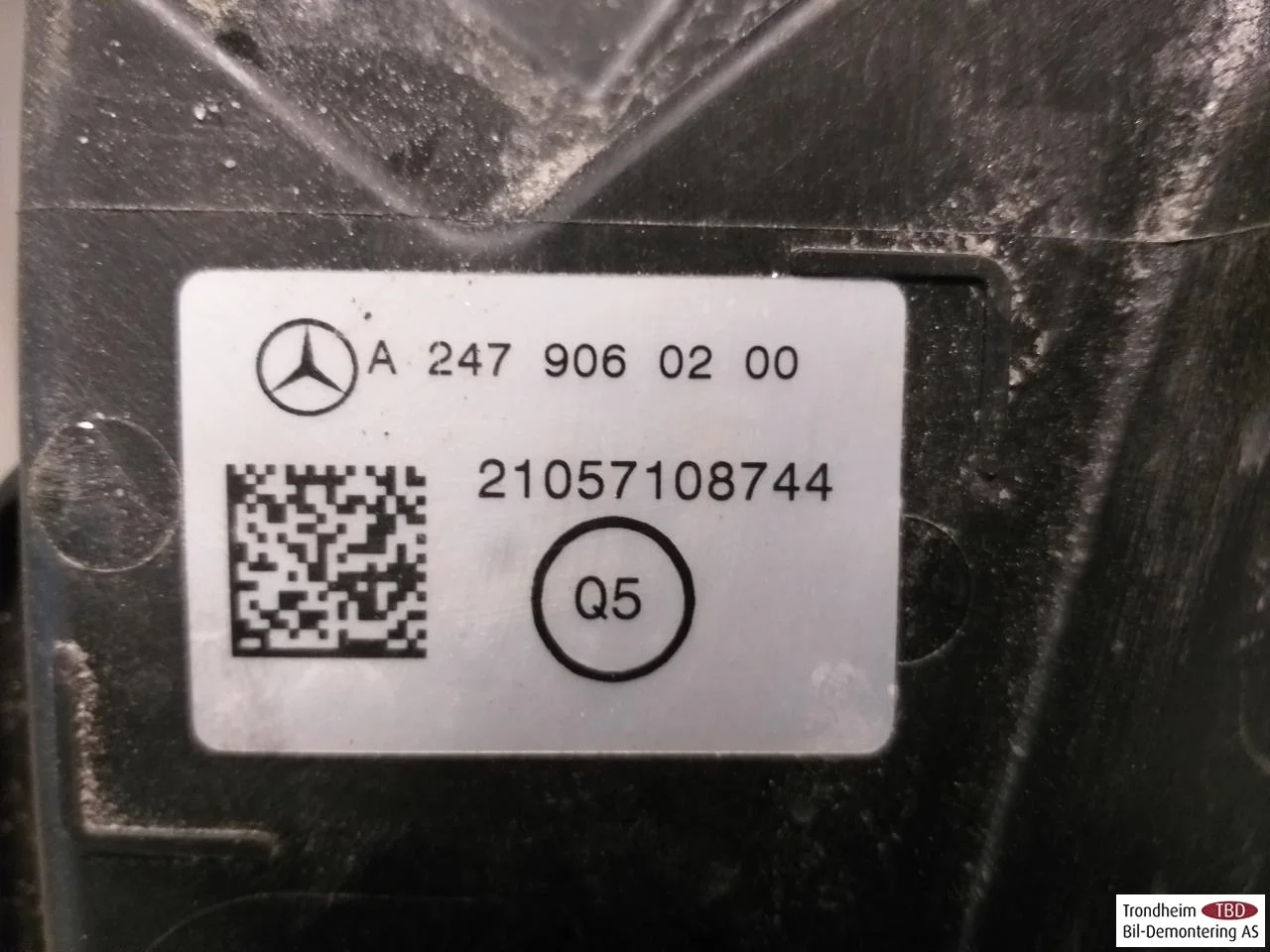 Mercedes EQA H243 2021- Hűtőventilátor, elektromos nézet 3