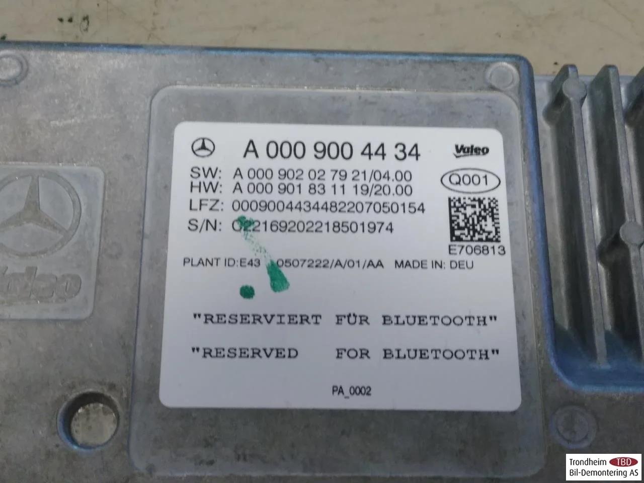 Mercedes EQA H243 2021- Vezérlőegység, Bluetooth nézet 4