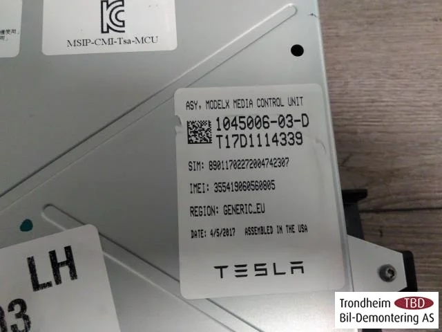 Tesla MODEL X 2016- Multifunkciós kijelző view 4