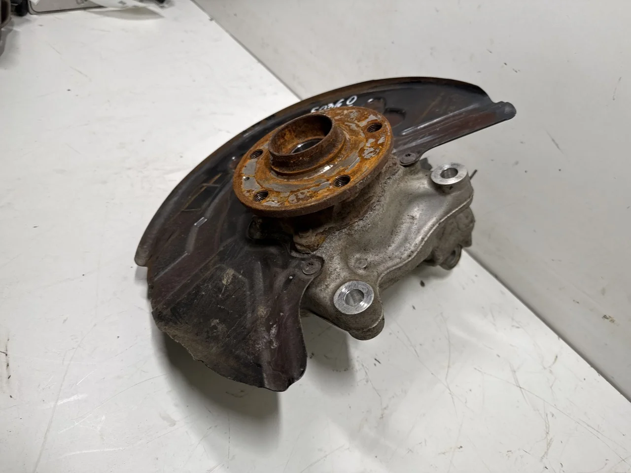 Audi Q4 E-TRON FZ 2021- Stub axle carrier, left front view 2