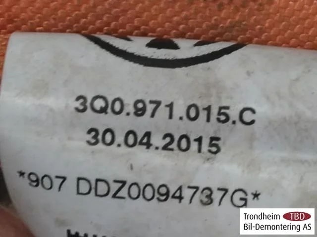 Volkswagen PASSAT 2015-19 Fascicul de cabluri, înaltă tensiune vedere 4