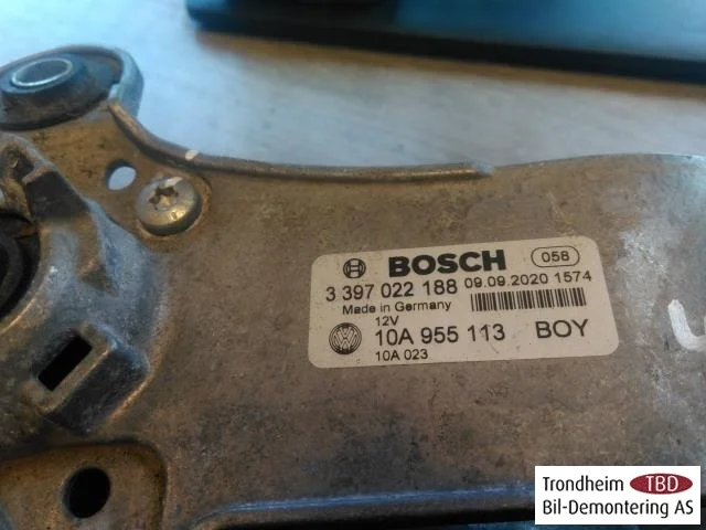 Volkswagen ID.3 2021- Ablaktörlő motor, szélvédő vedere 4