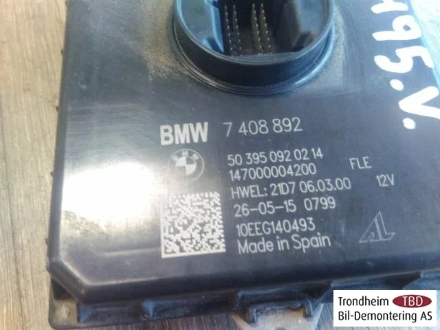 BMW I3 I01 2013-22 Vezérlőegység, egyéb vedere 3