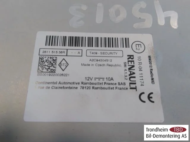 Renault ZOE/E- TECH 2013--> Rádió / hifi, egyéb vedere 4