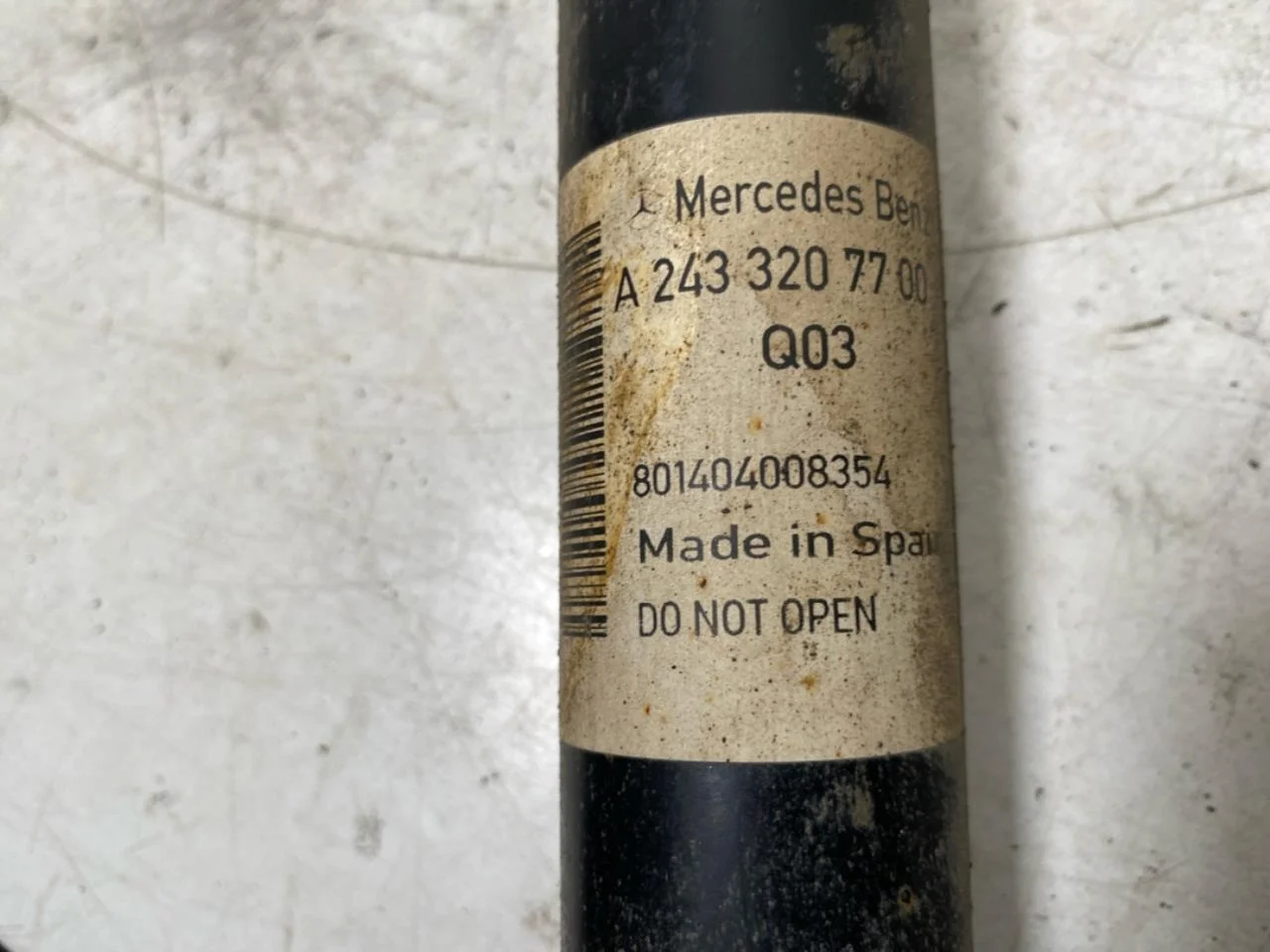 Mercedes EQA H243 2021- Shock absorber, rear view 3