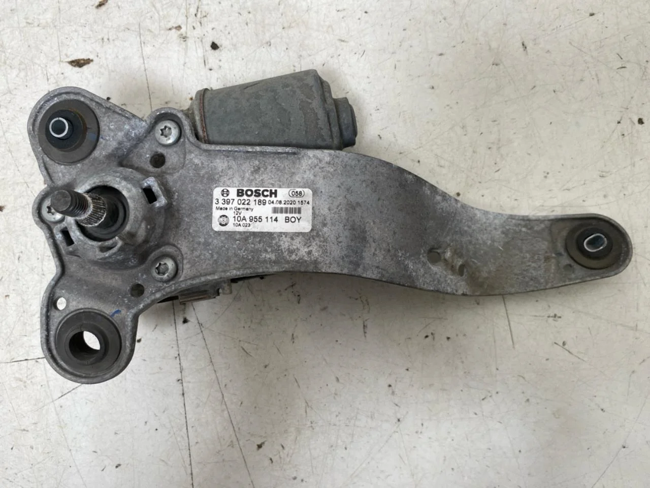 Volkswagen ID.3 2021- Ablaktörlő motor, szélvédő nézet 2